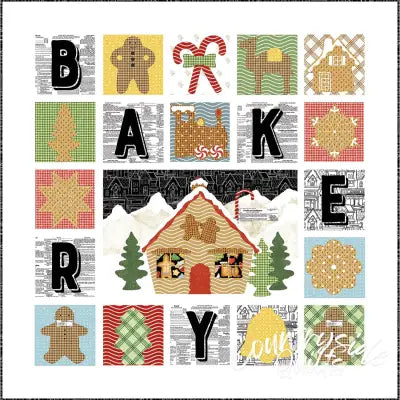 J. Wecker Frisch Gingerbread Bakery Quilt Pattern