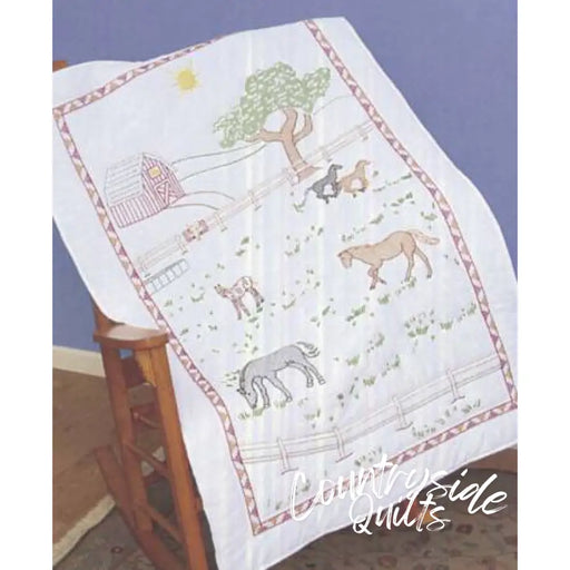Jack Dempsey Field Of Horses Lap Quilt Quilts 919716