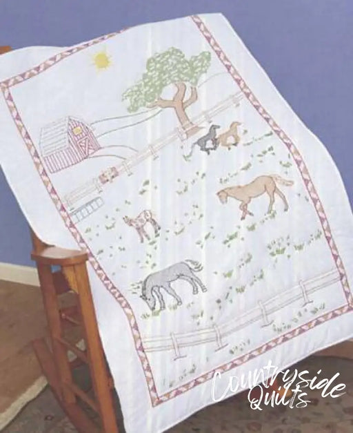 Jack Dempsey Field Of Horses Lap Quilt Quilts 919716