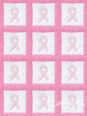 Jack Dempsey Hope Ribbons Quilt Block Set 9’’ 413516