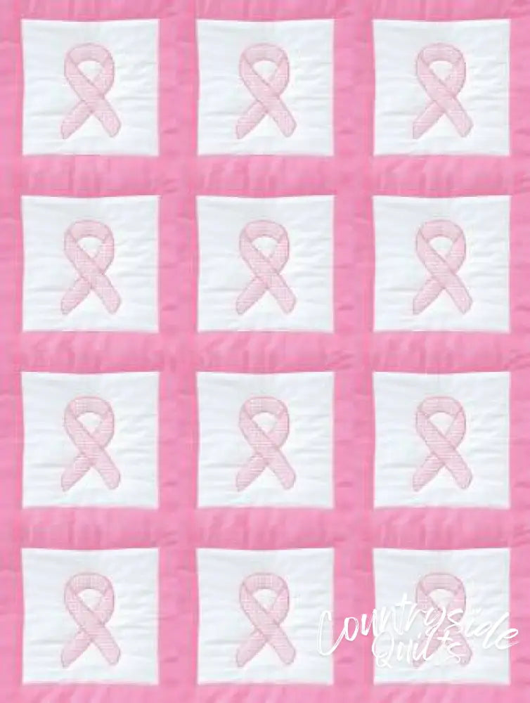 Jack Dempsey Hope Ribbons Quilt Block Set 9’’ 413516