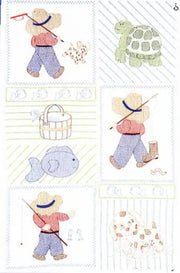 Jack Dempsey Little Boy Crib Quilt Top Baby Quilts 730789