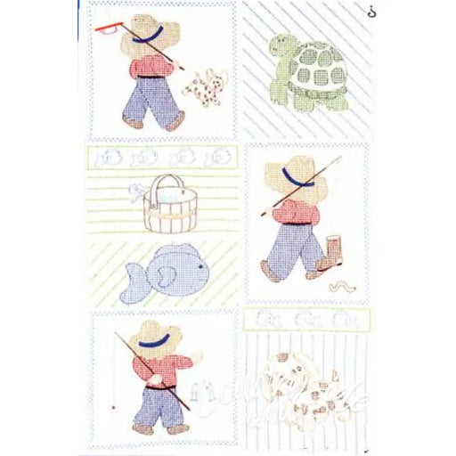 Jack Dempsey Little Boy Crib Quilt Top Baby Quilts 730789