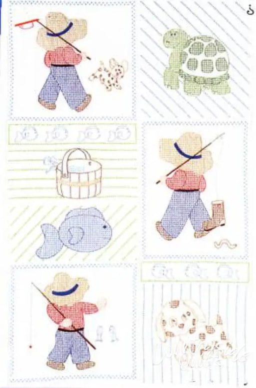 Jack Dempsey Little Boy Crib Quilt Top Baby Quilts 730789