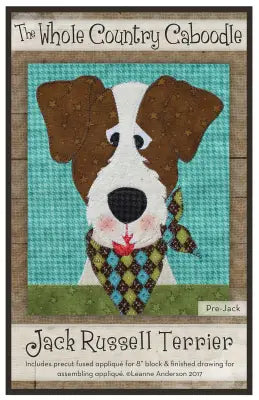 Jack Russell Terrier Precut Fused Applique Pack