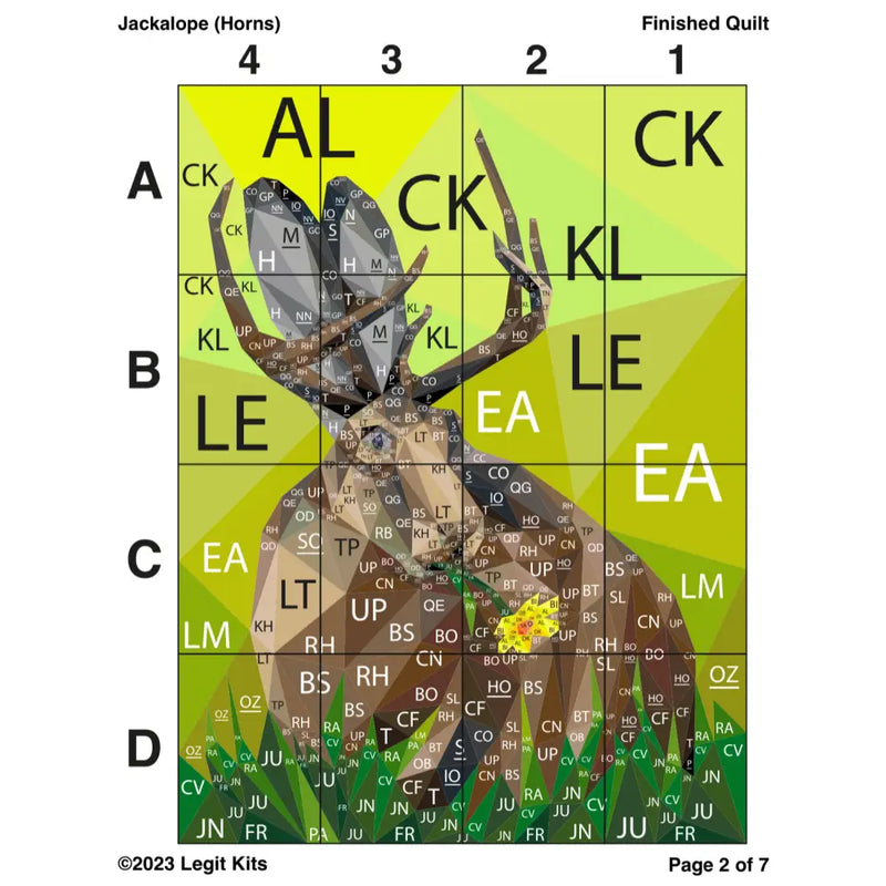 Jackalope Quilt Kit QK049