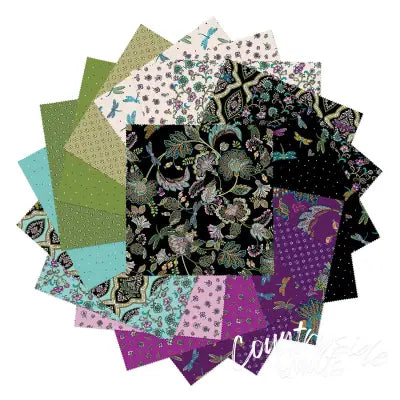 Jacobean Garden 10in Squares, 42pcs/bundle