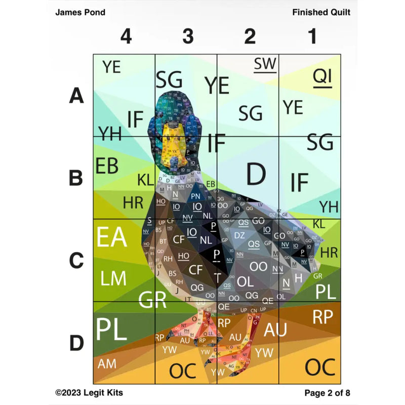 James Pond Pattern PT054