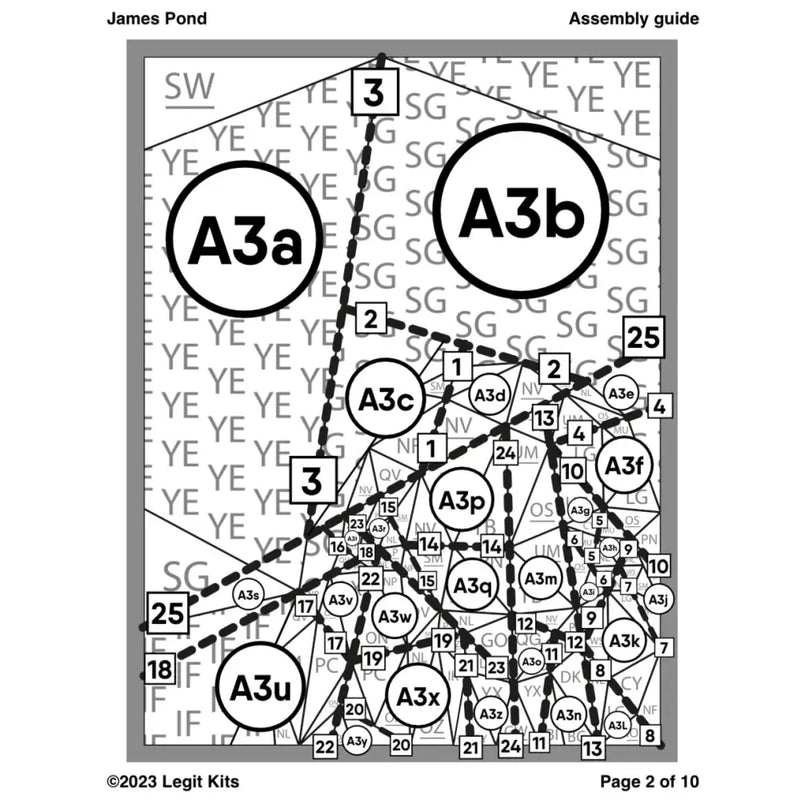 James Pond Pattern PT054