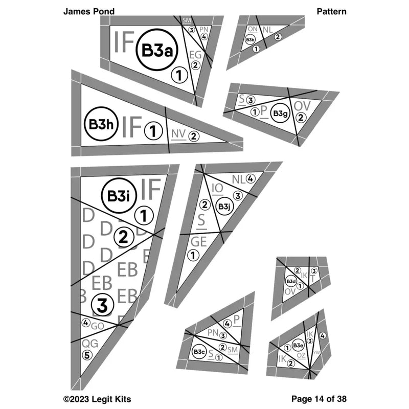 James Pond Pattern PT054