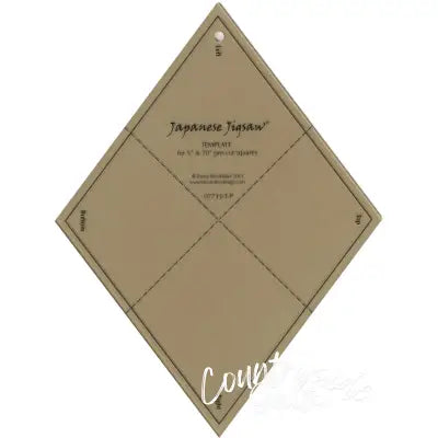 Japanese Jigsaw Acrylic Template - Precuts