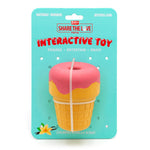 Jeffers Ice Cream Cone Natural Rubber Stuffable Treat Dispensing Dental Dog Chew Toy