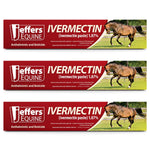 Jeffers Ivermectin Horse Dewormer Gel, Apple Flavored