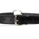 Jeffers Premium Padded Black Leather Dog Collars