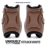 Jeffers Uniquely English Fetlock Boots for Horses, 2-Pack