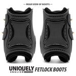 Jeffers Uniquely English Fetlock Boots for Horses, 2-Pack