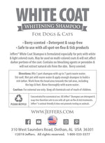 Jeffers Pet White Coat Whitening Dog & Cat Shampoo