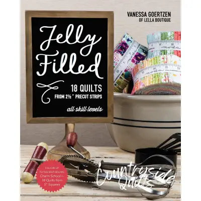 Jelly Filled 18 Quilts from 2-1/2in Strips