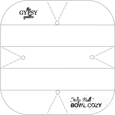 Jelly Roll Bowl Cozy Template