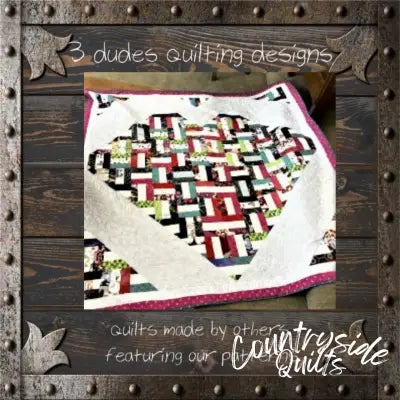 JELLY ROLL HEART QUILT
