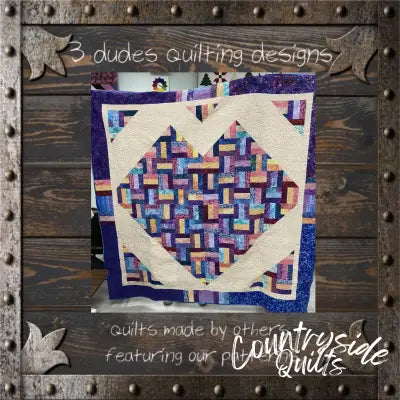 JELLY ROLL HEART QUILT
