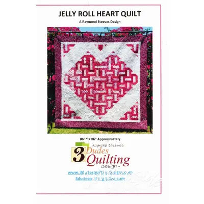 JELLY ROLL HEART QUILT
