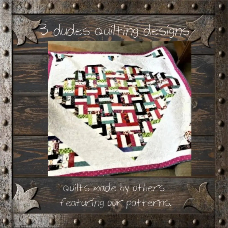 JELLY ROLL HEART QUILT Quilt Pattern 85035 3DQ6970