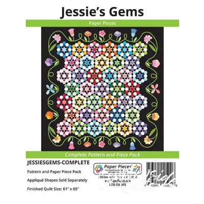 Jessie's Gems Complete Pattern and Paper Piece Pack by Paper Pieces