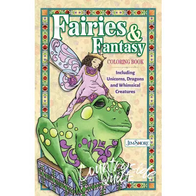 Jim Shore Fairies and Fantasy Coloring Book