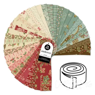 Jingle Bell 2.5 Inch Strip Roll 40 Cuts Each