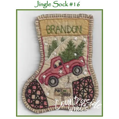 Jingle Sock Santas Truck