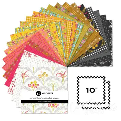 Jinny 10 Inch Square 42 Cuts Each