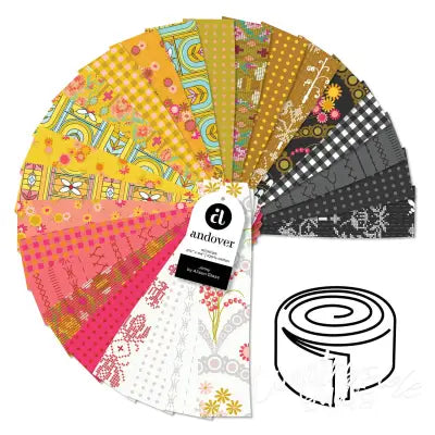 Jinny 2.5 Inch Strip Roll 40 Cuts Each