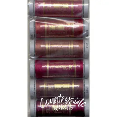 Jo Morton Cotton Sewing Thread Sampler Spice