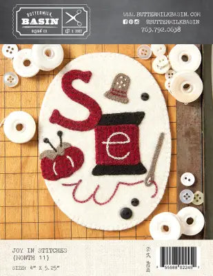 JOY in Stitches - Month 11