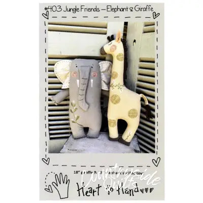 Jungle Friends - Elephant & Giraffe