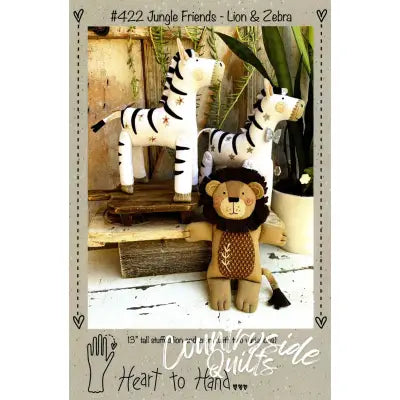 Jungle Friends - Lion & Zebra