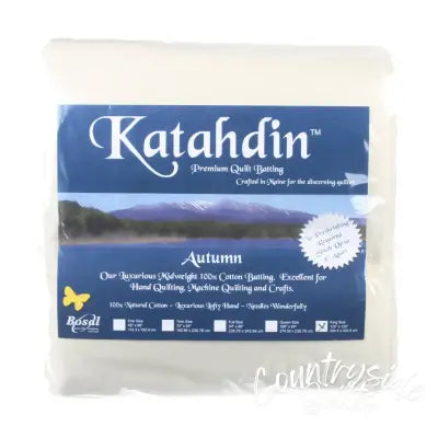 Katahdin Premium 100% Cotton Batting 4oz 120in x 120in