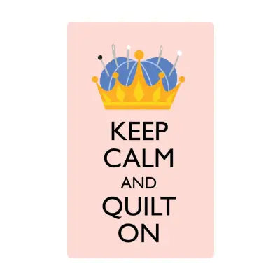 Keep Calm and Quilt On Stickers 6pk
