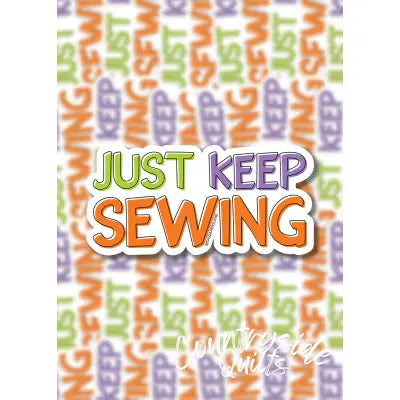 Just Keep Sewing Stickers 6pk