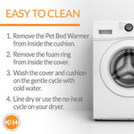 K&H Pet Products Thermo-Pet Cave Heated Cat Bed – Plush Cat Cave & Tunnel for Cats and Small Dogs