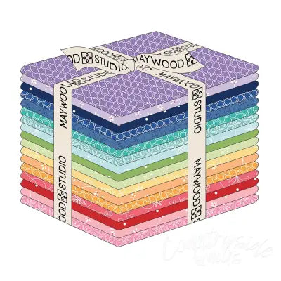 Kimberbell Basics Flannel Rainbow Wishes Fat Quarter Bundles (17pc)