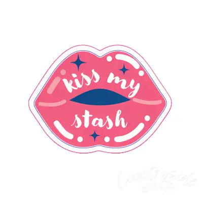 Kiss My Stash Sticker 6pk