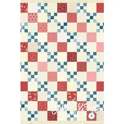 Kitchen Towel Cranberry Chain Patriotic