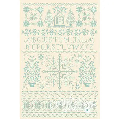 Kitchen Towel - Holiday Cross-Stitch