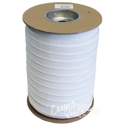 Knit Draw Cord Elastic 1-1/4in x 100yd White