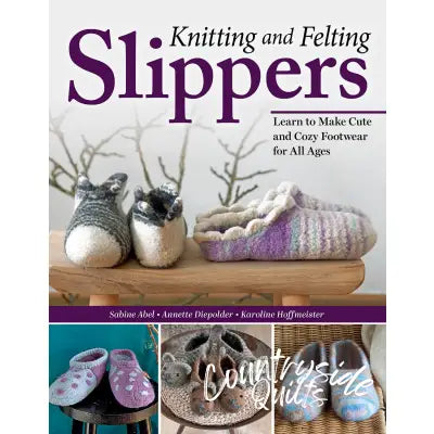 Knitting and Felting Slippers