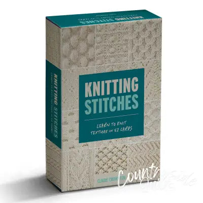Knitting Stitches Card Deck