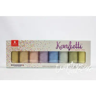 Konfetti 8-Spool Thread Set Iced Pastels