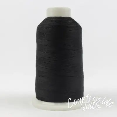 Konfetti Solid 50wt Cotton Thread 2286m Black